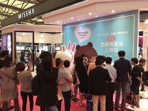 MISSHAxLINE限量版激萌突襲上海美博會(圖1) MISSHAxLINE限量版激萌突襲上海美博會(圖1)