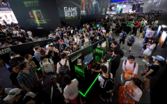 今年的ChinaJoy展臺被NVIDIA占領了